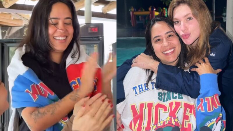 Irmã de Zé Felipe comemora o aniversário na mansão de Virginia