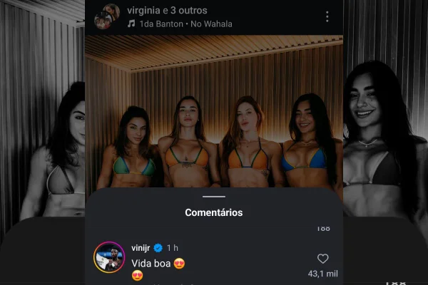 Vini Jr. se pronuncia após Virginia publicar visita à casa dele