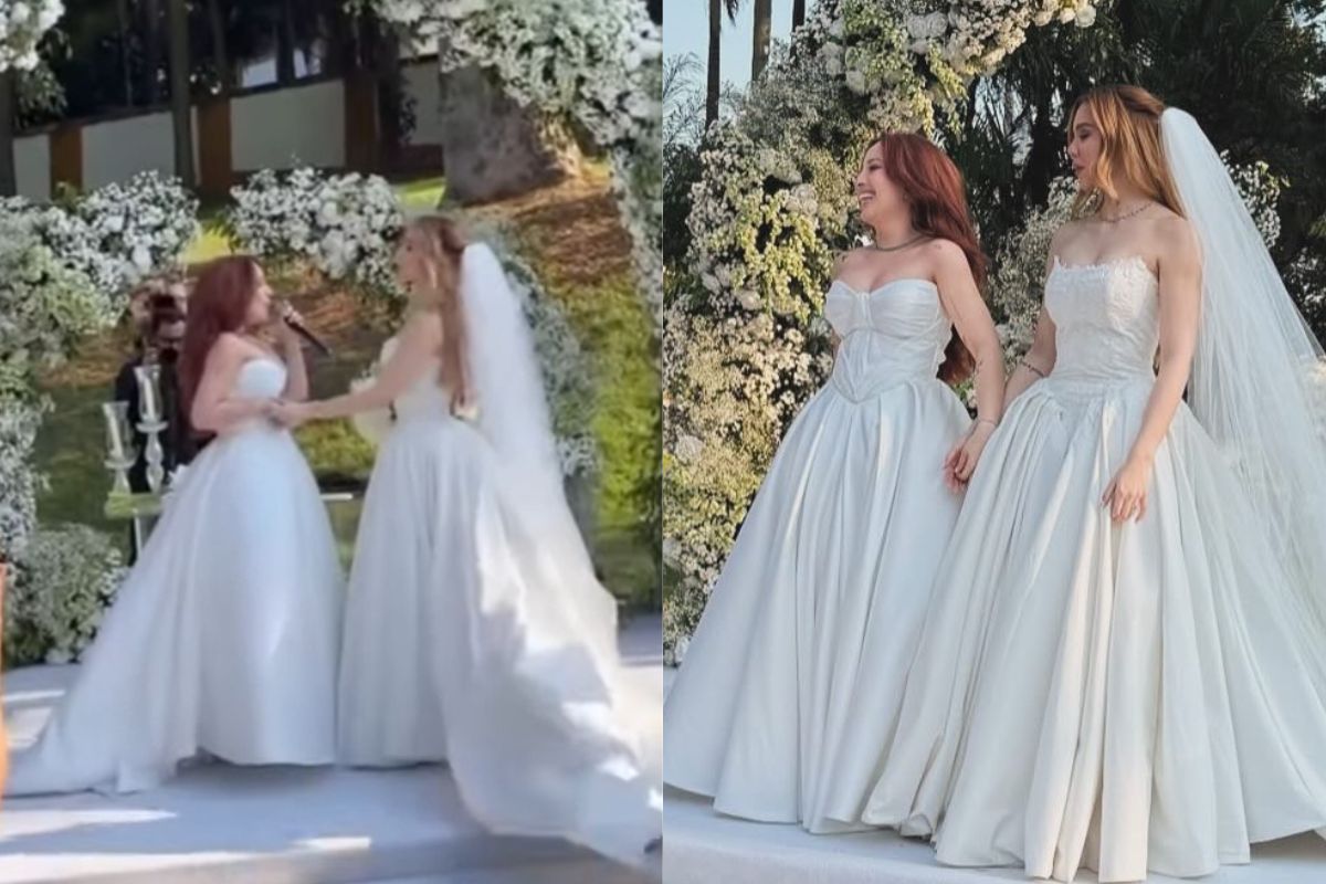 Mari Fernandez se casa em cerimônia emocionante com influenciadora