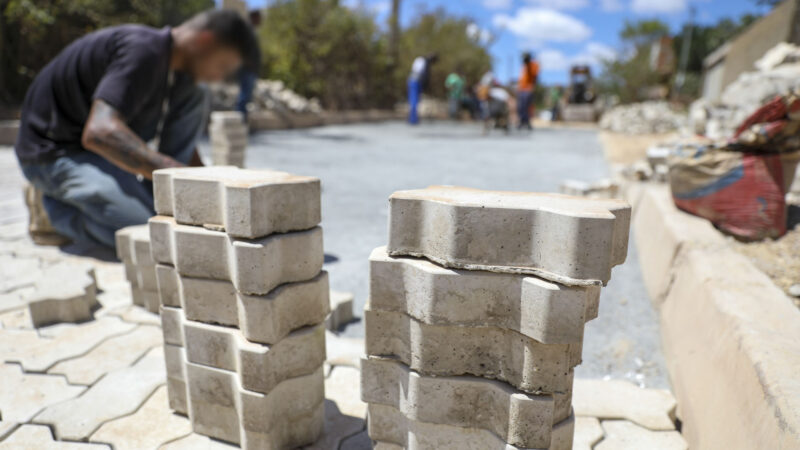Pavimentação em bloquetes leva mobilidade à comunidade de Boa Vista, na Fercal