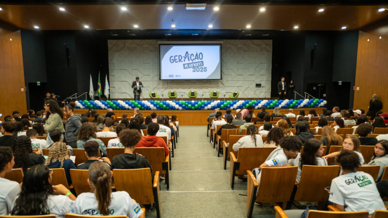 Segunda edição do GerAção Enem 2025 mobiliza estudantes da rede pública do DF