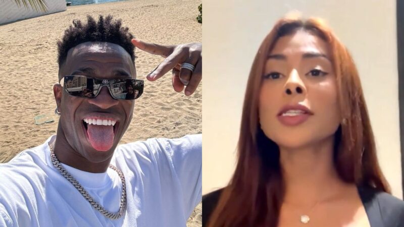 Mais uma modelo expõe prints de Vini Jr. durante affair com Virginia