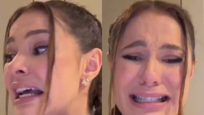 Mirela Janis aparece desesperada após ser assaltada em SP