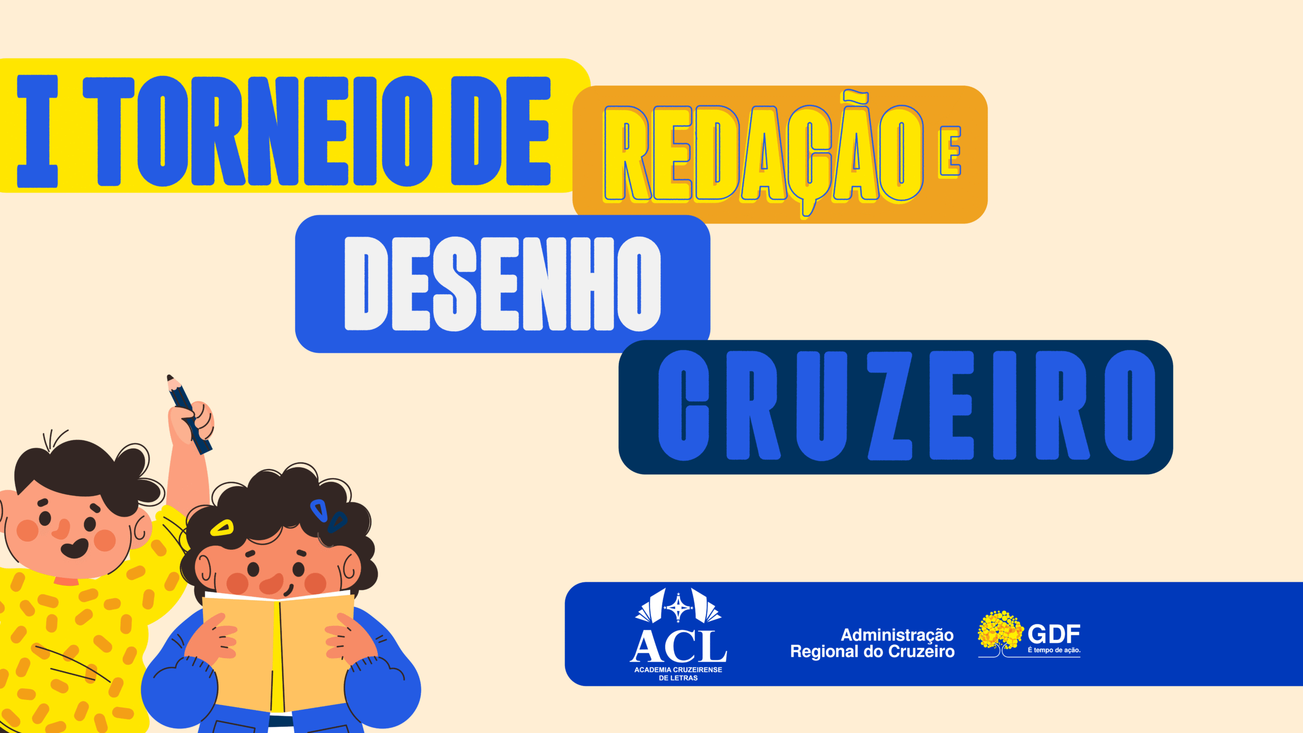 Cruzeiro lança 1º Torneio de Redação e Desenho para alunos da rede pública