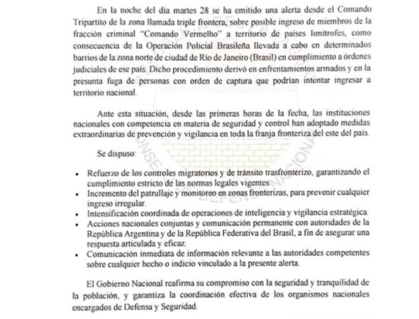 Paraguai reforça fronteira com o Brasil temendo fuga de membros do CV