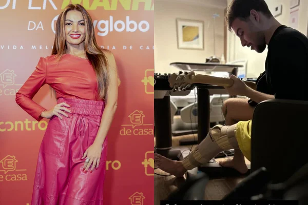 Patrícia Poeta mostra filho no hospital durante tratamento