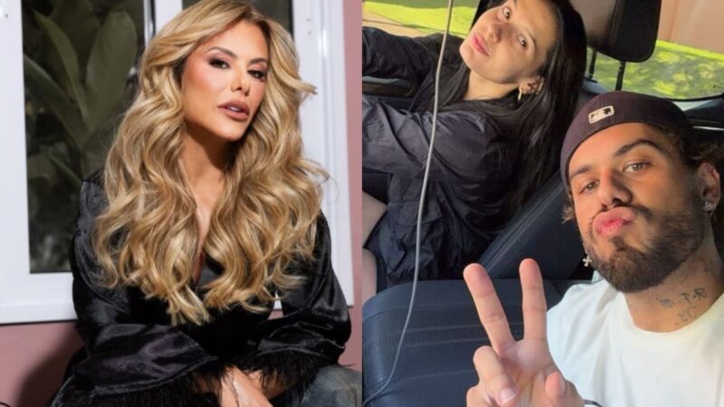 Poliana Rocha compartilha momento romântico de Zé Felipe e Ana Castela