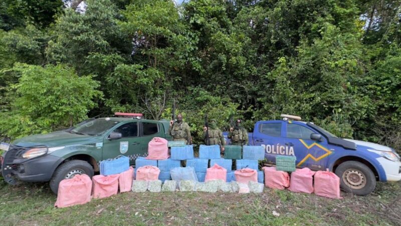 Polícia apreende quase uma tonelada de pasta base de cocaína em RO