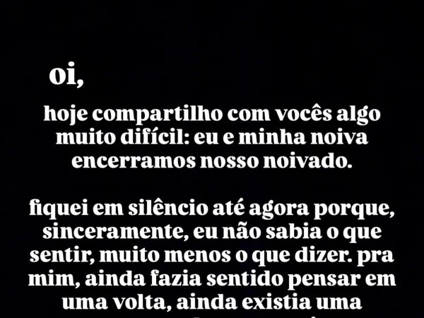 Yasmin Santos confirma fim do noivado com Maria Venture