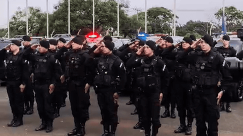 PMDF faz homenagem a policiais mortos em operação no Rio de Janeiro