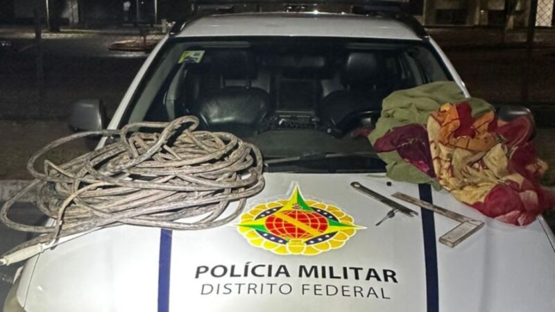 Furto de cabos de transmissão de dados cai 44% no DF em 2025