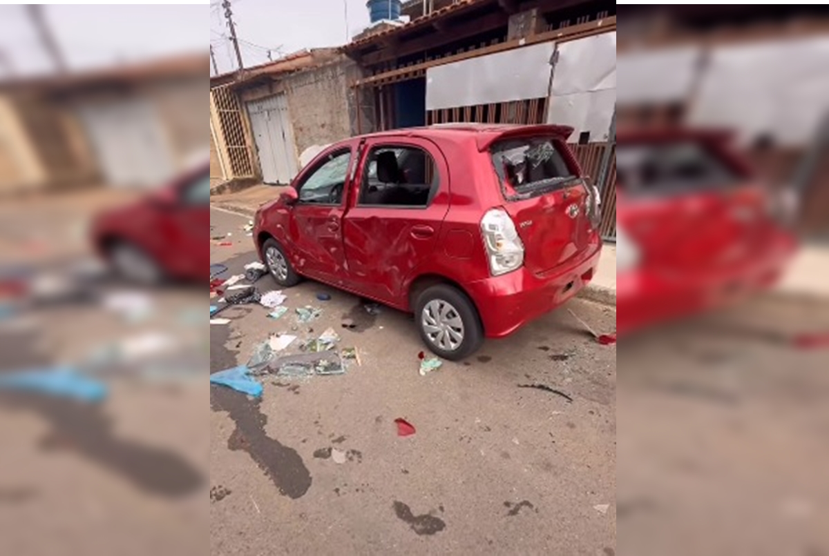 adolescentes destroem carro de voluntária de abrigo no DF