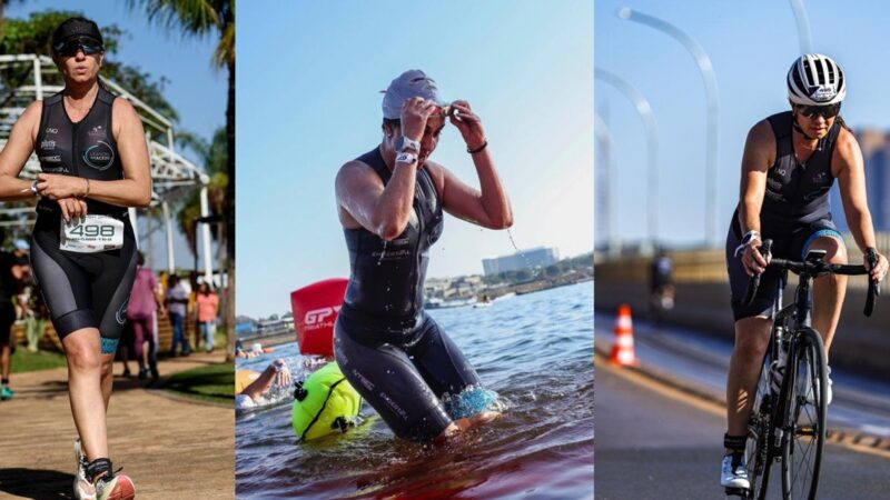 moradora do DF vence 1º triatlo e inspira mulheres