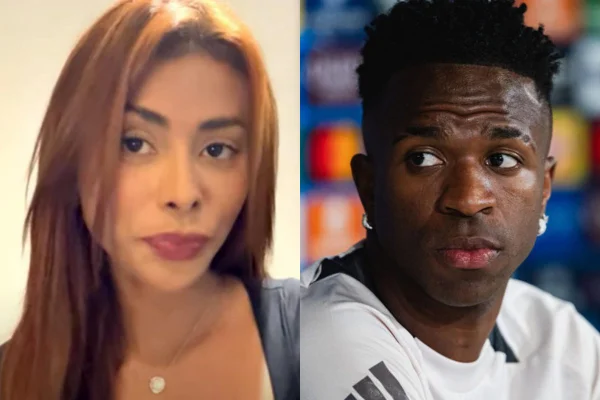 Maniaco e egocêntrico: modelo descasca Vini Jr. em áudio. Ouça