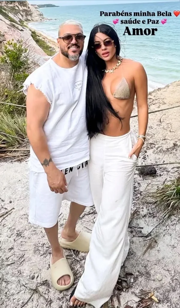 Belo toma atitude com Rayane Figliuzzi após ser clicado com loira