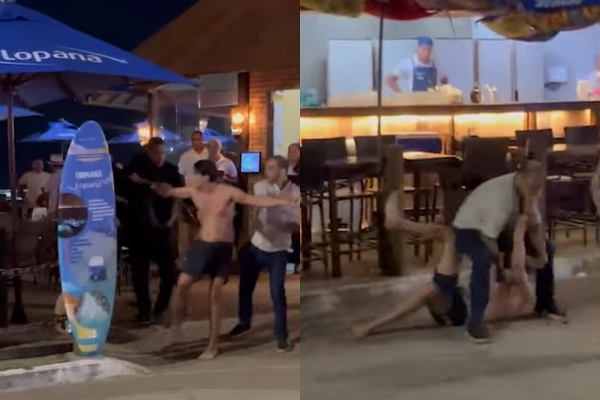 orla de Maceió, em Alagoas, vira palco de pancadaria