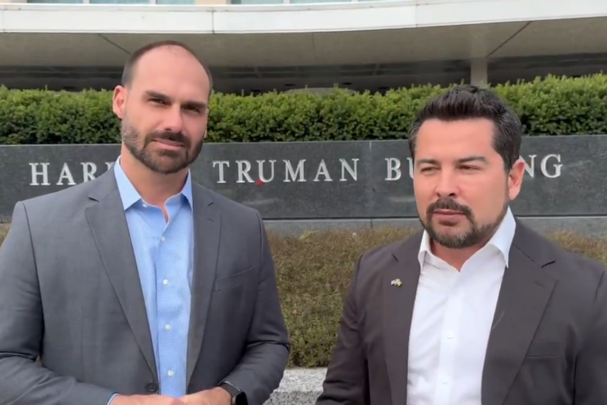 Eduardo visita departamento de Rubio um dia antes da reunião de Vieira