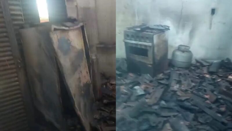 Homem bota fogo na casa de ex e diz que agiu “por vingança”