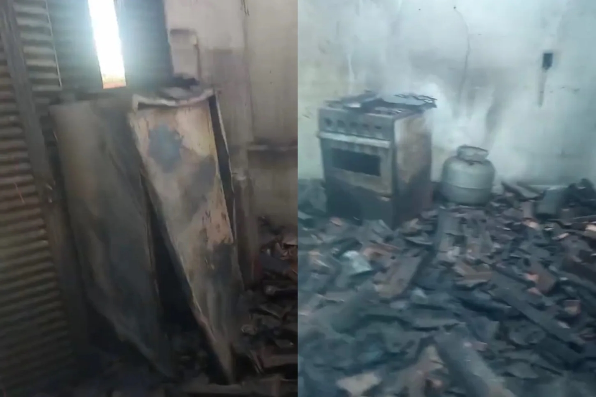 Homem bota fogo na casa de ex e diz que agiu “por vingança”