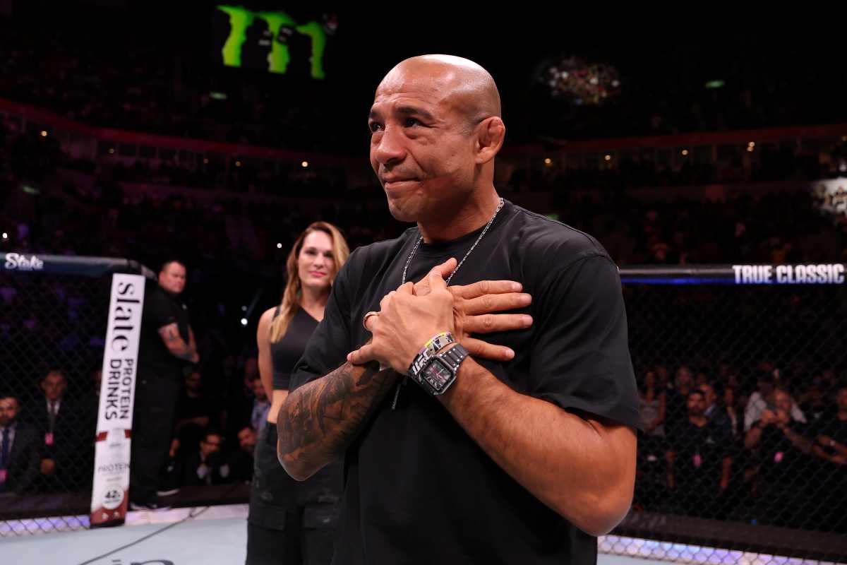 José Aldo se despede do MMA durante UFC RIO