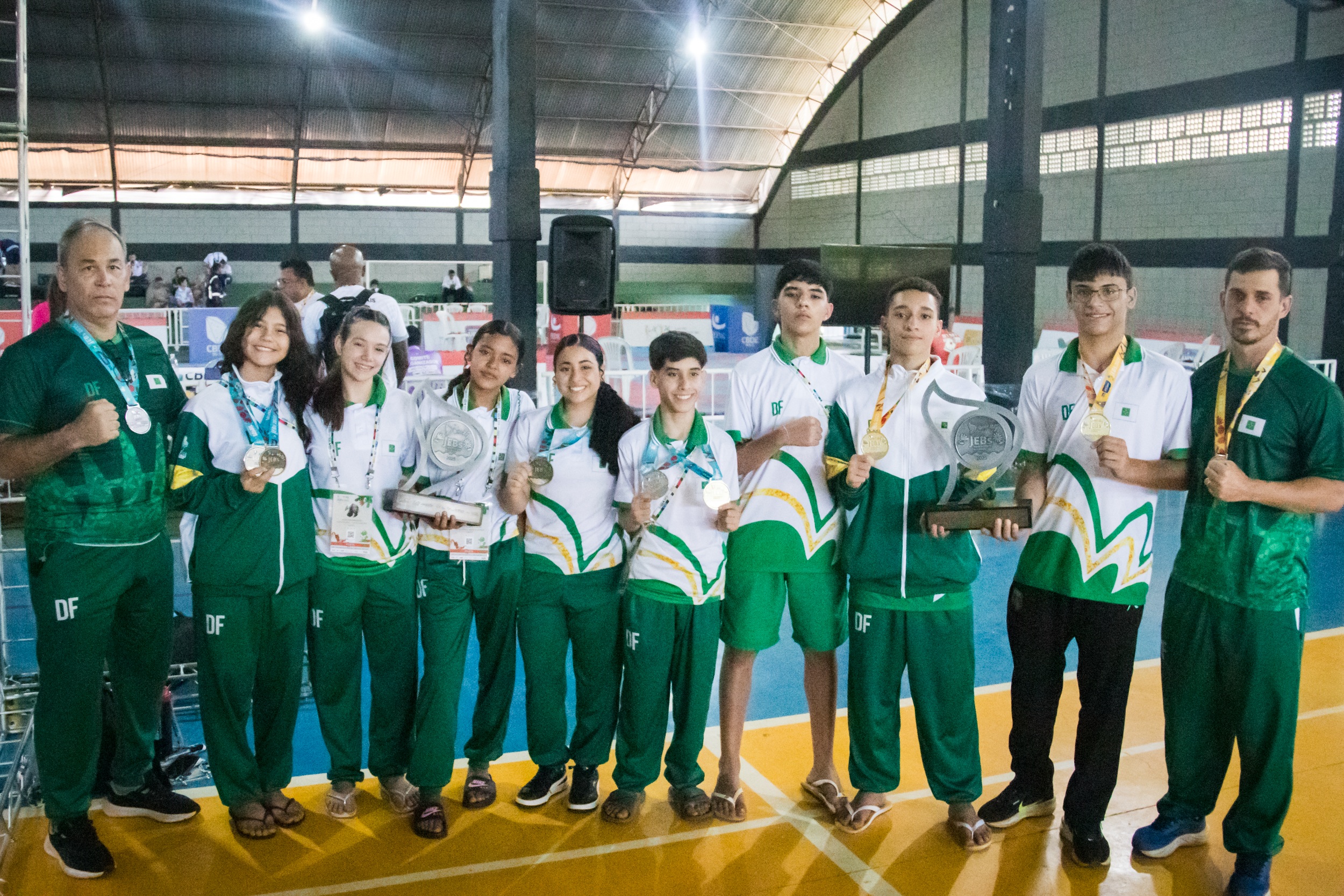 DF é destaque no karatê e garante o segundo lugar geral na série ouro nos JEBs 2025