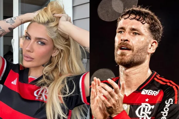 Karoline Lima assiste jogo do Flamengo após término com Léo Pereira