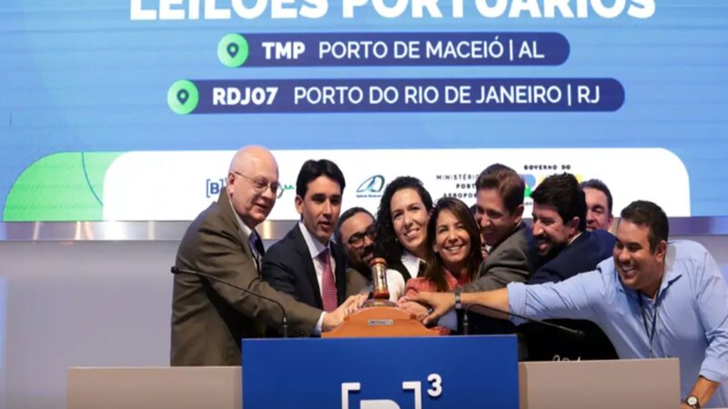 Petrobras e consórcio Britto-Macelog vencem leilões portuários na B3