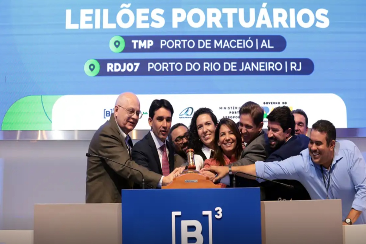 Petrobras e consórcio Britto-Macelog vencem leilões portuários na B3