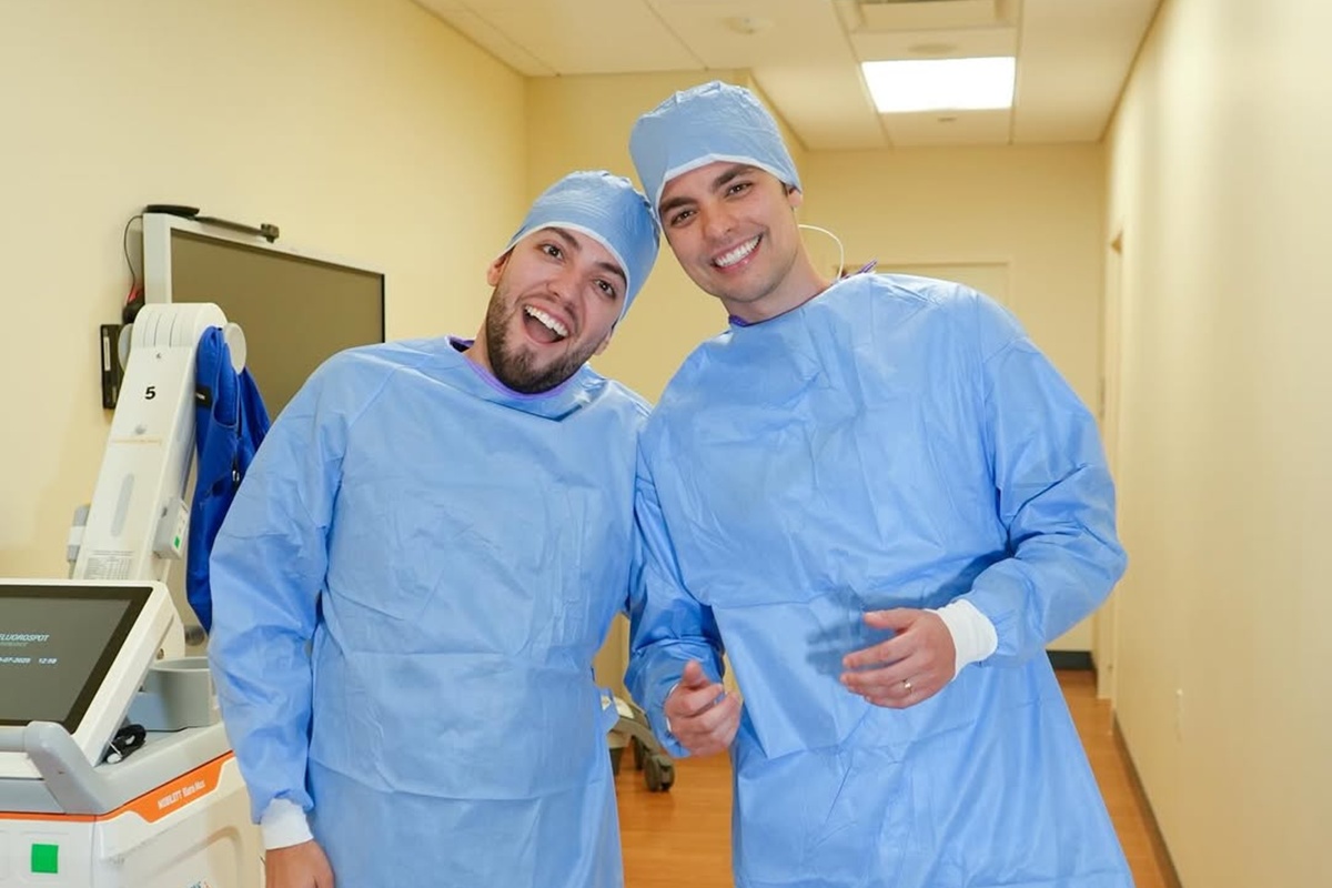 Nasce Mia, 1ª filha de Lucas Rangel e Lucas Bley