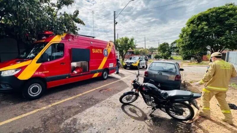 Grávida é atacada por cães e sofre acidente de moto no Paraná