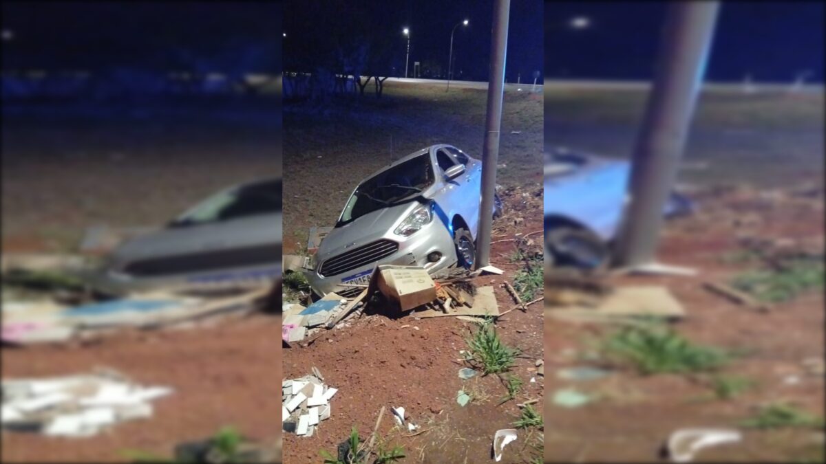 Bêbado foge de blitz, atropela motociclista e é preso no DF