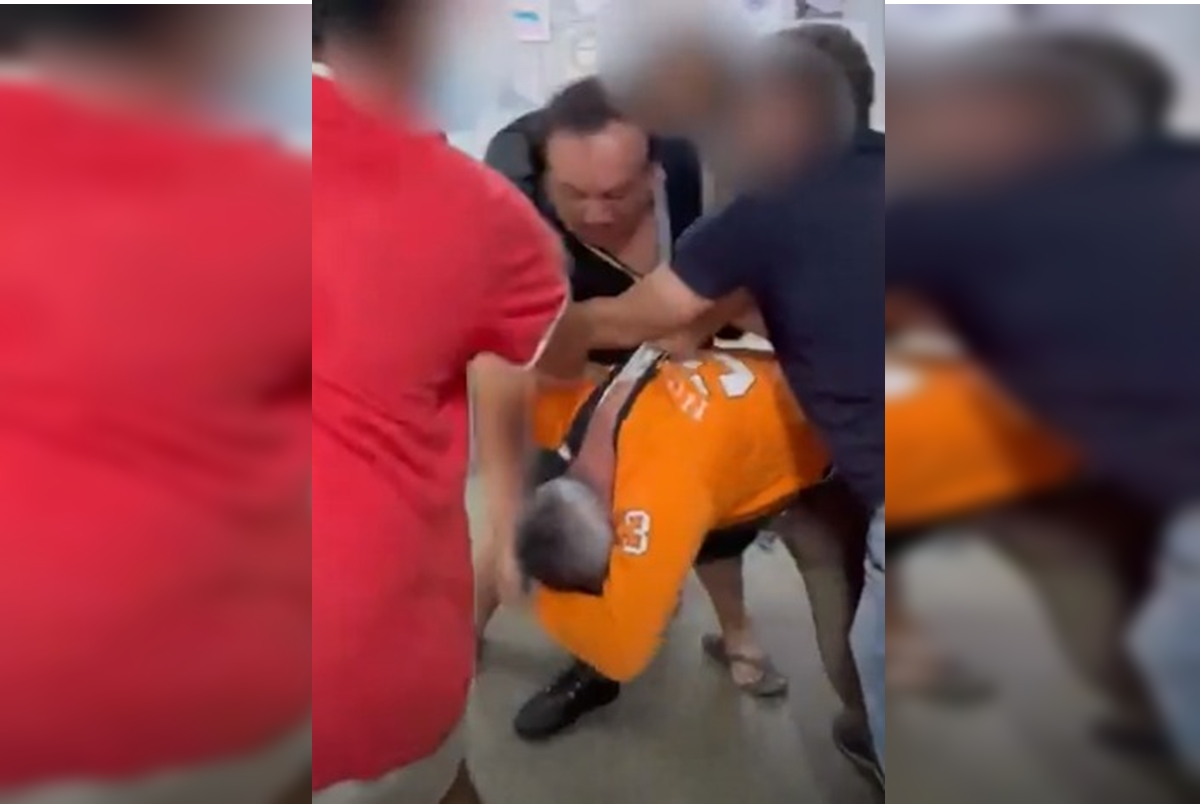 Antes de socar professor, pai de aluna xingou docente: “Filho da puta”