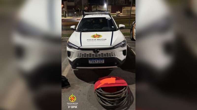 Homem envolvido em diversos furtos de fio de cobre é preso no DF