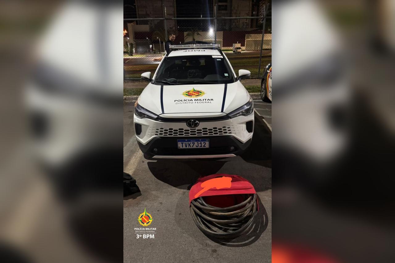 Homem envolvido em diversos furtos de fio de cobre é preso no DF