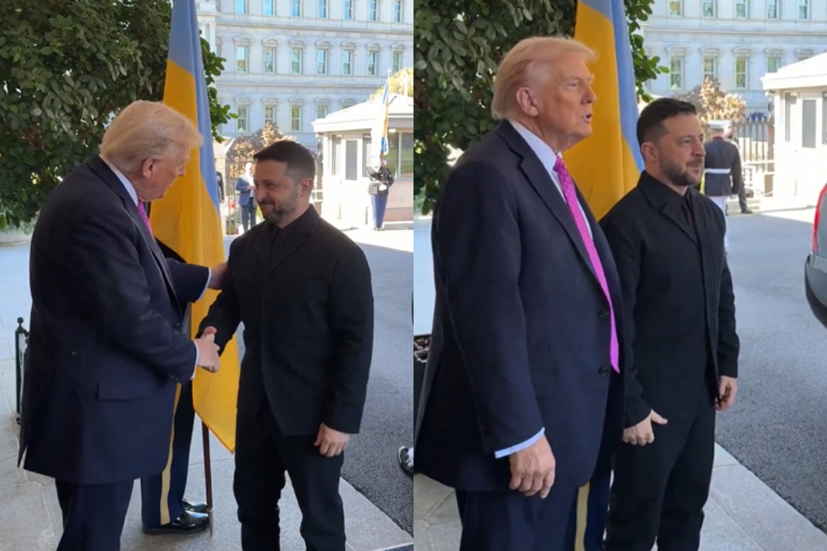 Zelensky chega à Casa Branca para reunião com Trump