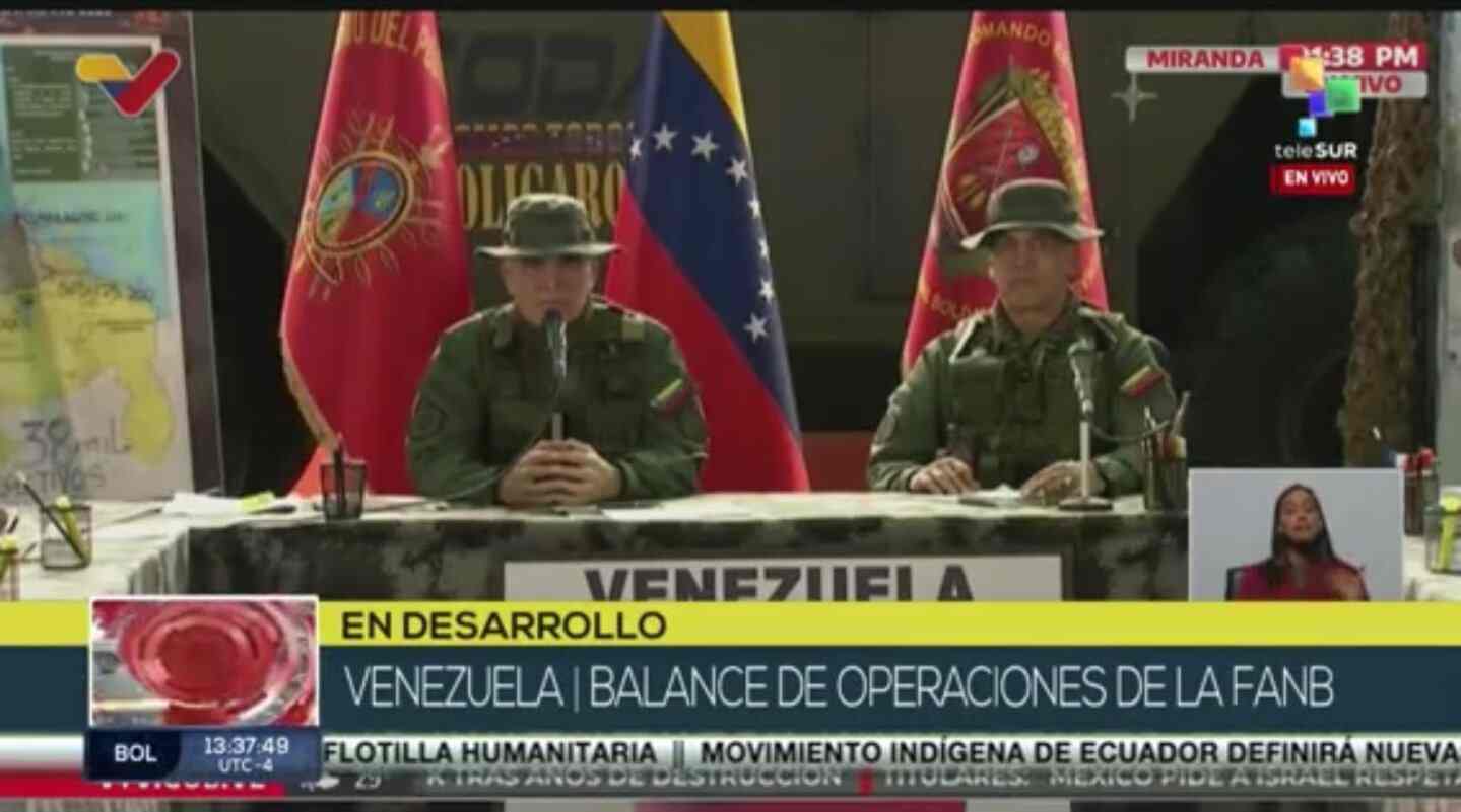 Ministro denuncia presença de caças dos EUA na costa da Venezuela