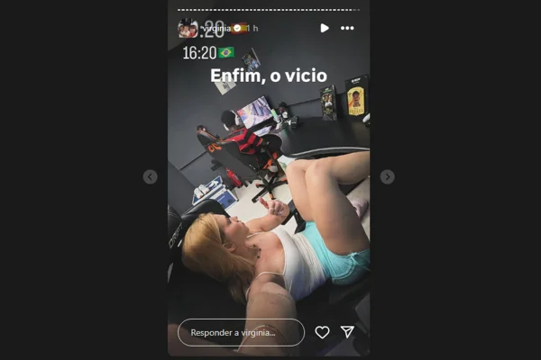 Virginia Fonseca expõe vício de Vini Jr. nas redes sociais