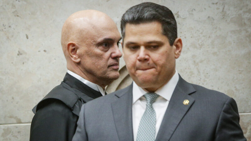 Moraes vai ao Senado falar com Alcolumbre sobre segurança pública