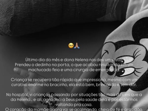 Filha de Neymar sofre acidente e passa por cirurgia de emergência