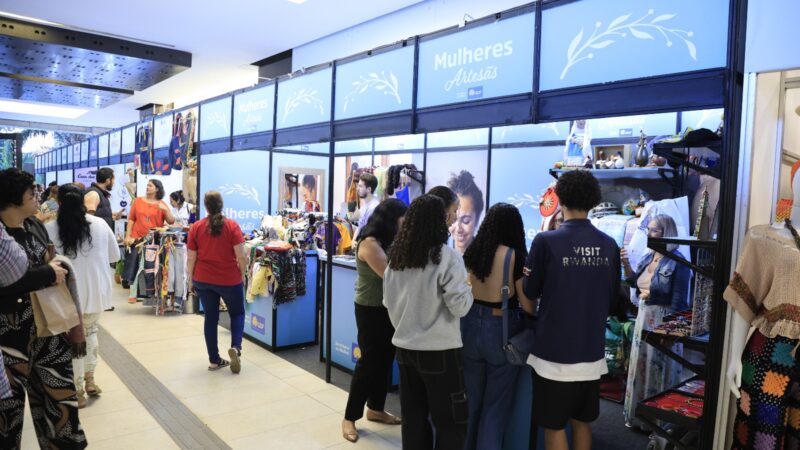 Artesãs do Projeto Cerrado Feminino participam do 20º Salão do Artesanato no Parque da Cidade