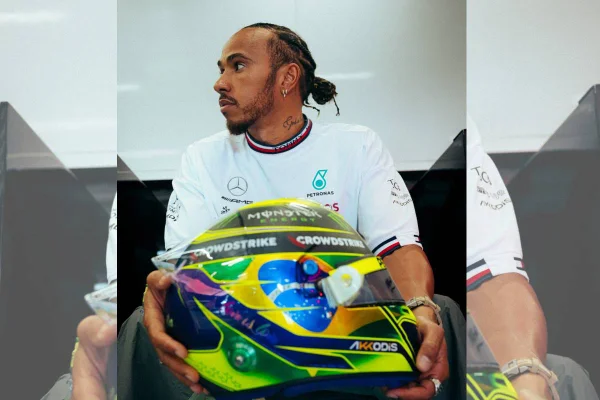 Lewis Hamilton se emociona ao lembrar título de brasileiro honorário