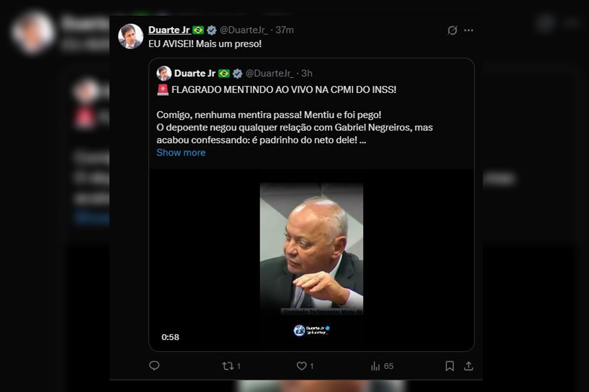 CPMI do INSS decreta prisão de presidente da CBPA por falso testemunho