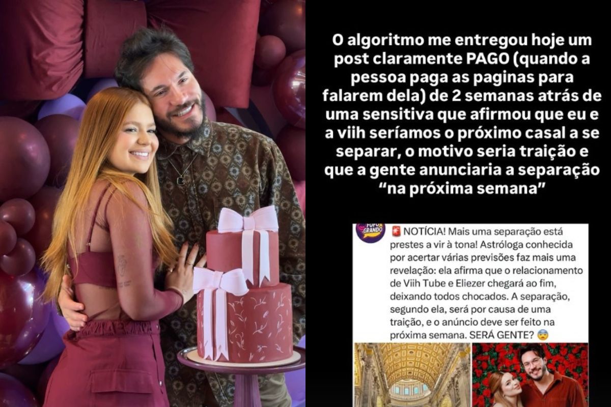 Eliezer se irrita e rebate sensitiva que “previu” fim com Viih Tube