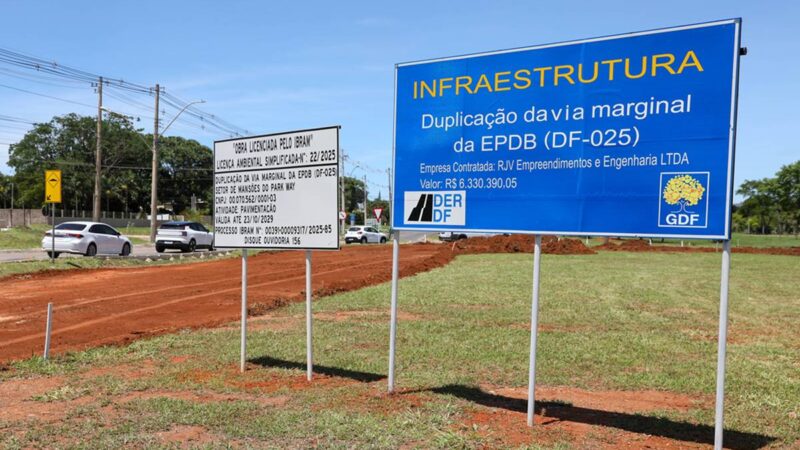 Ibaneis anuncia duplicação da Estrada Parque Dom Bosco, no Park Way