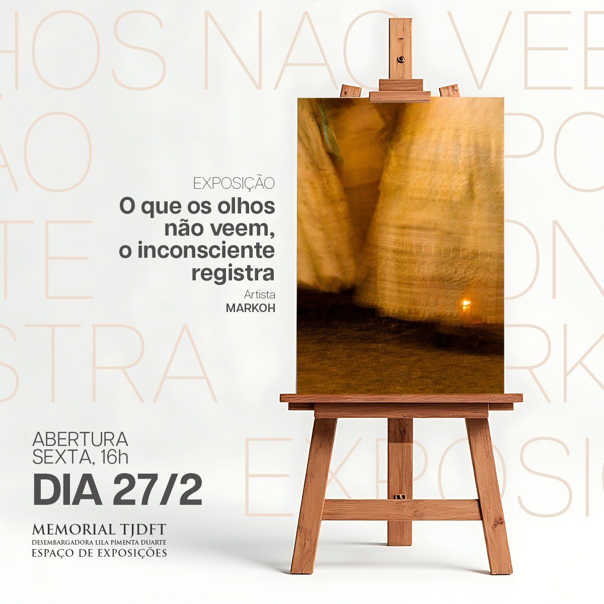 Memorial do TJDFT inaugura exposição fotográfica de MARKOH