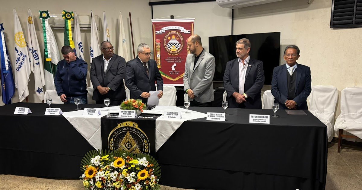 Jantar dos Aprendizes marca festa de 21 anos de Loja Maçônica em Brasília