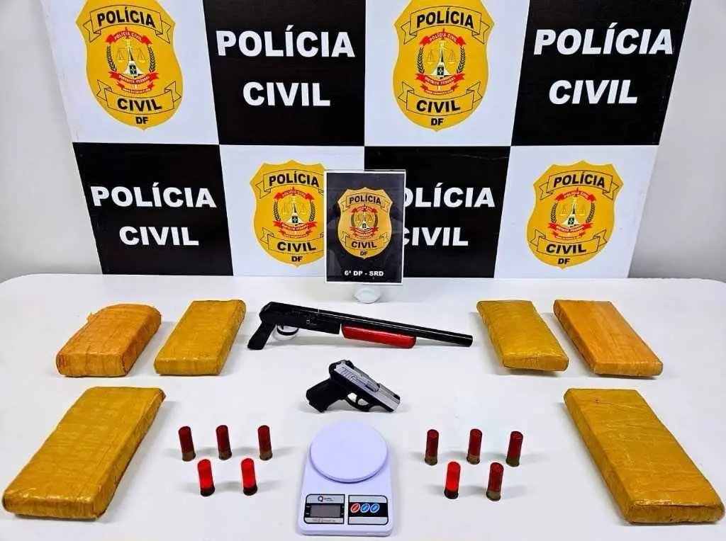Irmãos são presos por tráfico de drogas e associação no Paranoá, diz PCDF